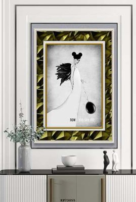 Download file File tranh hiện đại pha lê gương KF73055 (chuẩn in) File tranh hiện đại pha lê gương KF73055