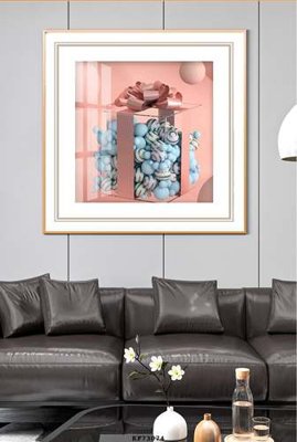 File gốc File tranh hiện đại pha lê gương KF73074 (PNG) nền trong suốt