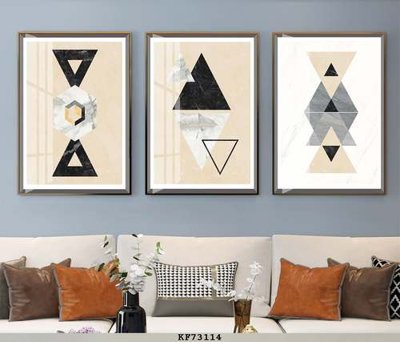 File ảnh File tranh hiện đại pha lê gương KF73114 (gốc) in Hiflex