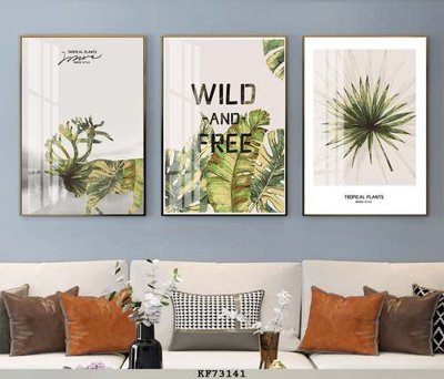 File tranh File tranh hiện đại pha lê gương KF73141 (gốc) in vải canvas