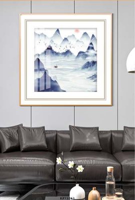 File gốc File tranh hiện đại pha lê gương KF73161 (cho in ấn) độc quyền