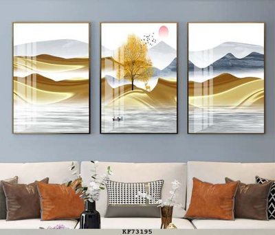 File gốc File tranh hiện đại pha lê gương KF73195 (in tráng gương) nghệ thuật