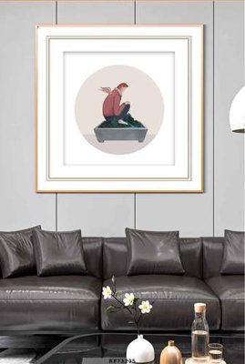 Tải file tranh gốc File tranh hiện đại pha lê gương KF73235 chất lượng cao