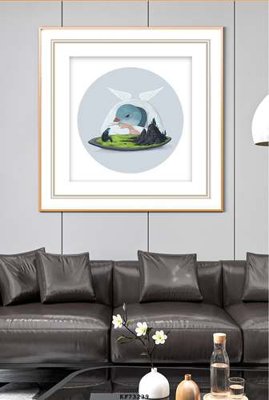 Mua file gốc File tranh hiện đại pha lê gương KF73239 (in ấn) tại Filetranh.com