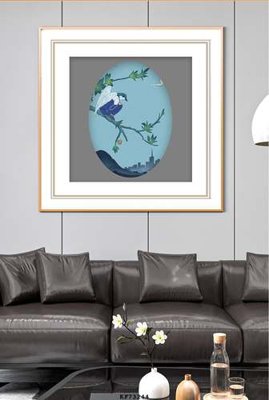 Tải file File tranh hiện đại pha lê gương KF73244 (gốc) chủ đề tâm linh