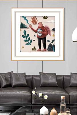 File gốc File tranh hiện đại pha lê gương KF73265 (PSD/TIFF) độ phân giải cao