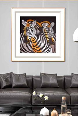 File in trần File tranh hiện đại pha lê gương KF73273 (bản gốc) mây trời