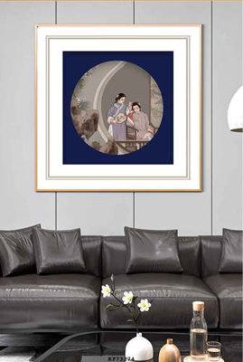 File tranh File tranh hiện đại pha lê gương KF73274 (bản gốc) trang trí văn phòng