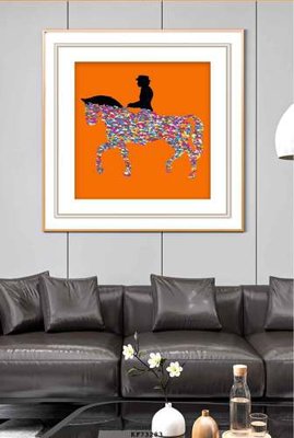 Tải file File tranh hiện đại pha lê gương KF73283 (gốc) chủ đề tôn giáo