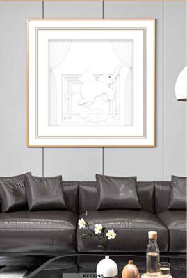 File in trần File tranh hiện đại pha lê gương KF73295 (bản gốc) hoa văn