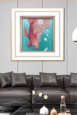 Tải về hình ảnh gốc File tranh hiện đại pha lê gương KF73303 sắc nét