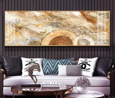 File tranh File tranh hiện đại pha lê gương KF73348 (bản gốc) treo tường