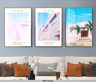 File gốc File tranh hiện đại pha lê gương KF73386 (in tráng gương) ốp tường