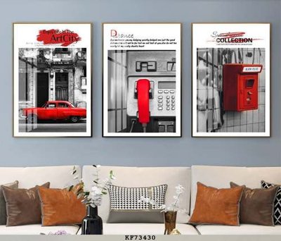 File gốc in mica File tranh hiện đại pha lê gương KF73430 chất lượng