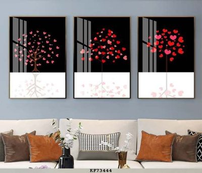 File PSD File tranh hiện đại pha lê gương KF73444 (gốc) tách lớp chi tiết