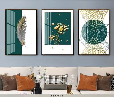 File in trần File tranh hiện đại pha lê gương KF73492 (bản gốc) trời sao