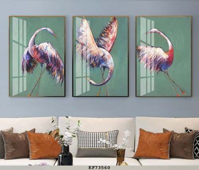 File gốc File tranh hiện đại pha lê gương KF73560 (cho in ấn) độc quyền