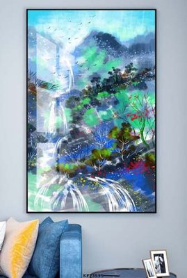 Tải file tranh File tranh hiện đại pha lê gương KF73595 (ảnh gốc) ngay