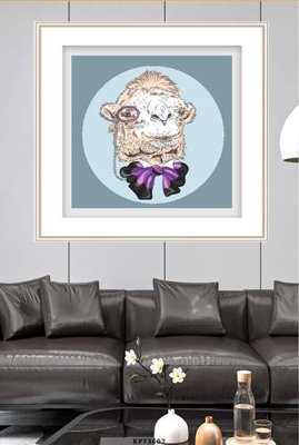 File tranh File tranh hiện đại pha lê gương KF73607 (gốc) in vải canvas