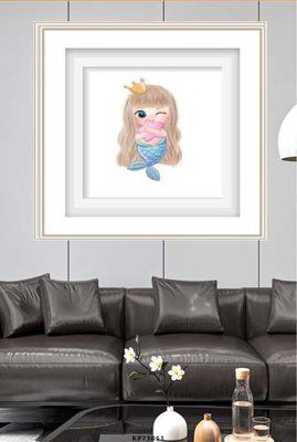 File tranh quảng cáo File tranh hiện đại pha lê gương KF73611 (file gốc) chuyên nghiệp