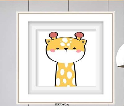 File gốc File tranh hiện đại pha lê gương KF73624 (in lụa) hoa văn cổ điển