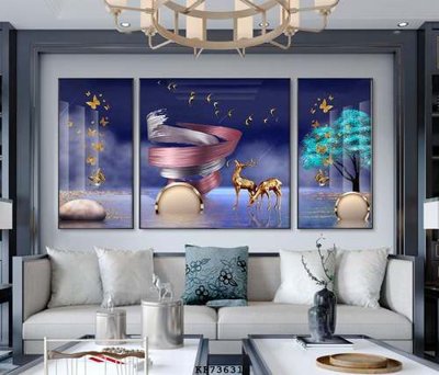 File in trần File tranh hiện đại pha lê gương KF73631 (file gốc) chủ đề vũ trụ