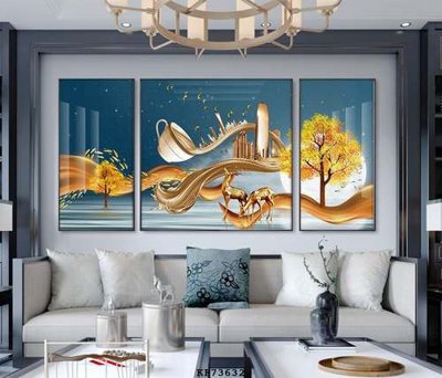 File tranh File tranh hiện đại pha lê gương KF73632 (gốc) in film