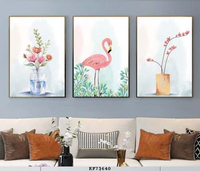 File tranh File tranh hiện đại pha lê gương KF73640 (gốc) in trên kính