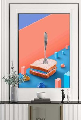 File tranh File tranh hiện đại pha lê gương KF73652 (bản gốc) treo tường