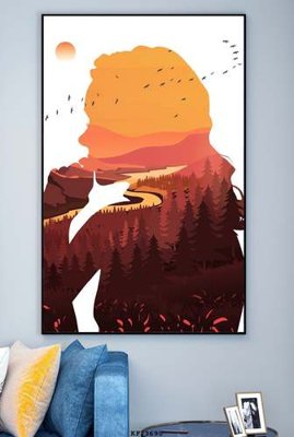 File ảnh File tranh hiện đại pha lê gương KF73690 (gốc) in Hiflex