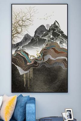 Tải file gốc File tranh hiện đại pha lê gương KF73762 (bản PSD) gốc