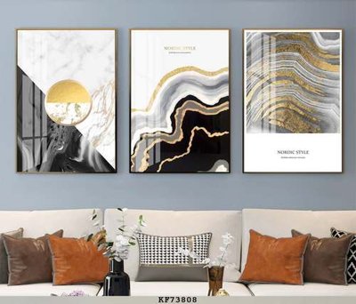 File tranh gốc File tranh hiện đại pha lê gương KF73808 (bản quyền) Filetranh.com