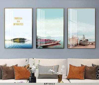 File gốc File tranh hiện đại pha lê gương KF73813 cho in ấn và thiết kế