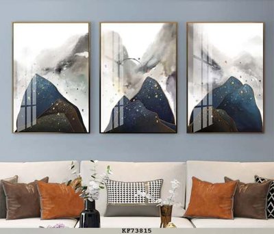 File gốc File tranh hiện đại pha lê gương KF73815 (bản quyền) cho in ấn