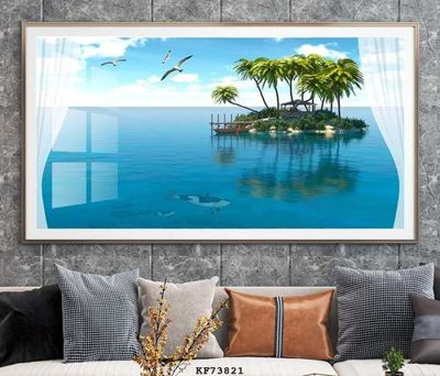 Tải file File tranh hiện đại pha lê gương KF73821 (ảnh gốc) in gạch men