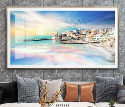 Ảnh gốc File tranh hiện đại pha lê gương KF73823 (nét căng) in mica