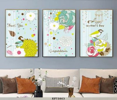 Tải file File tranh hiện đại pha lê gương KF73863 (gốc) chủ đề hoa sen