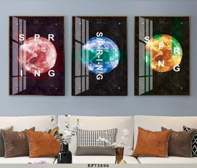 File tranh gốc File tranh hiện đại pha lê gương KF73896 (bản quyền) độc đáo