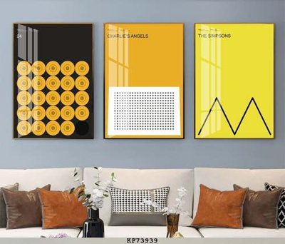 File tranh File tranh hiện đại pha lê gương KF73939 (gốc) phong cách tối giản