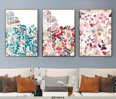 File gốc File tranh hiện đại pha lê gương KF74014 (thiết kế) cho in ấn