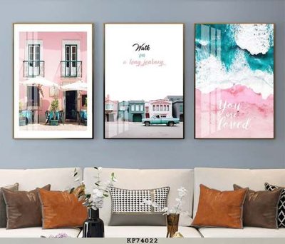 Tải file File tranh hiện đại pha lê gương KF74022 (gốc) làm tranh treo tường