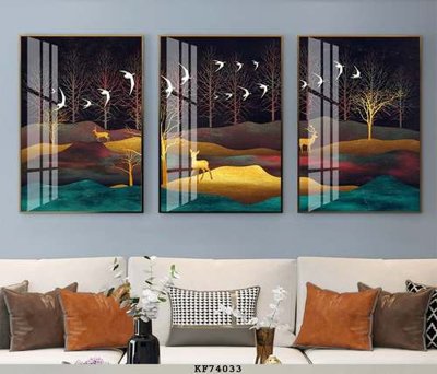 File tranh File tranh hiện đại pha lê gương KF74033 (ảnh gốc) độ nét vượt trội