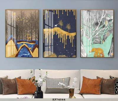 Download file gốc File tranh hiện đại pha lê gương KF74044 (in lụa) nghệ thuật