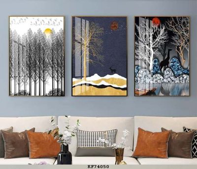 Tải về hình ảnh gốc File tranh hiện đại pha lê gương KF74050 sắc nét