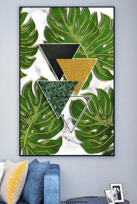 Tải file gốc File tranh hiện đại pha lê gương KF74063 dùng cho in ấn