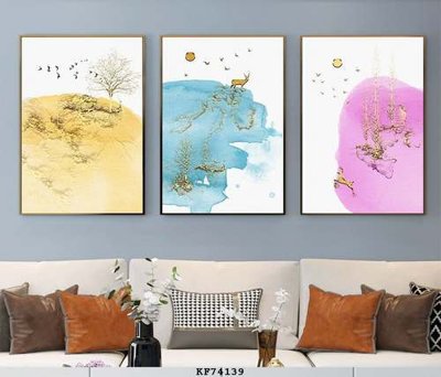 Tải file gốc File tranh hiện đại pha lê gương KF74139 (để in lụa)