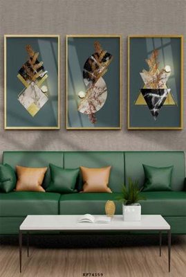 File in ấn File tranh hiện đại pha lê gương KF74159 (bản gốc) cao cấp