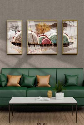 File tranh quảng cáo File tranh hiện đại pha lê gương KF74163 (download file gốc)