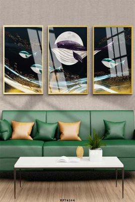 File ảnh File tranh hiện đại pha lê gương KF74164 (gốc) in poster