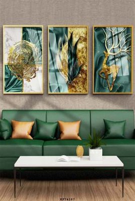 File tranh File tranh hiện đại pha lê gương KF74187 (gốc) in trên kính